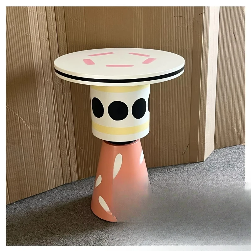 

Simple coffee table style cartoon stool children's room bedroom table