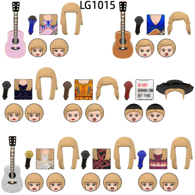 

The LG1015 Singer Action Figures Model Blocks MOC Bricks Set Gifts Toys