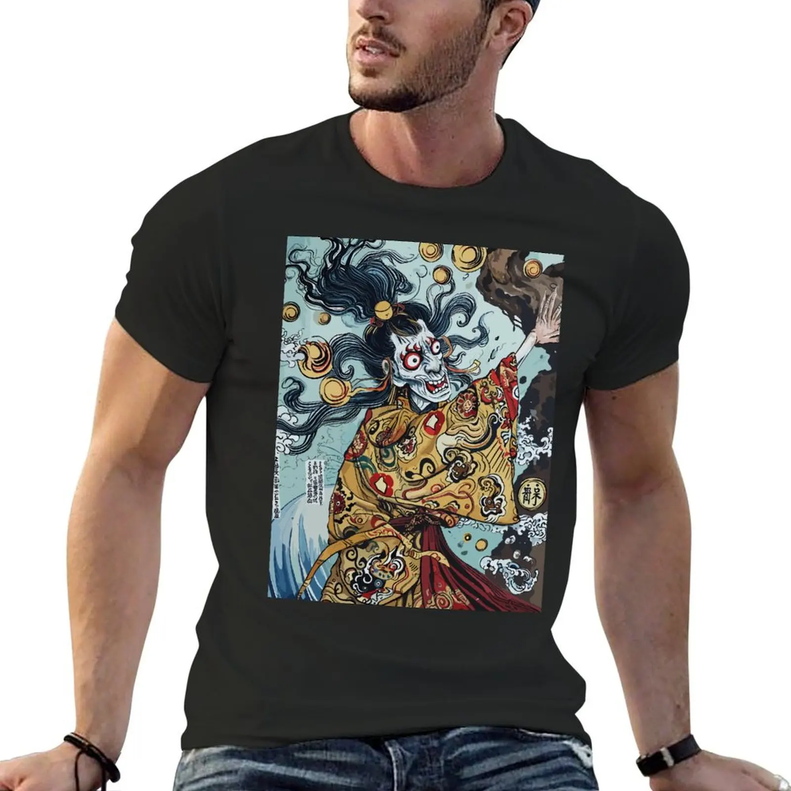 

A Japanese Yokai Art 03 T-Shirt croswit shirt man Funny t-shirt cute clothes plain black t shirts men