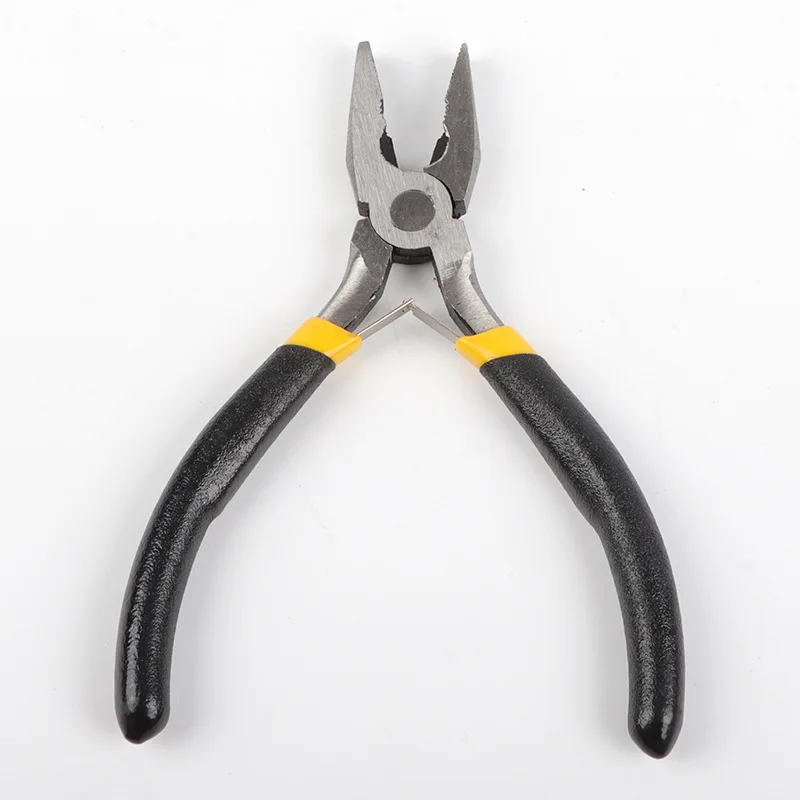 Feronnickel-Kohlenstoffstahl Rundzangen mit Hartmetallspitze für Schmuckherstellung, DIY-Werkzeuge, geeignet für Handarbeit und Perlenarbeiten – Detail 3