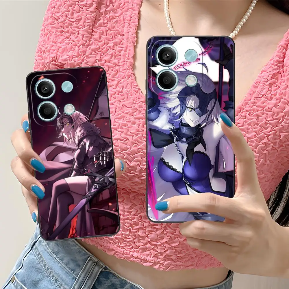 

Fate Grand Order Jeanne Alter Phone Case for Xiaomi Redmi Note 14 13 12 11 A5 3 2 1 Pro Plus 4G 5G Colour Printing Luxury Pretty