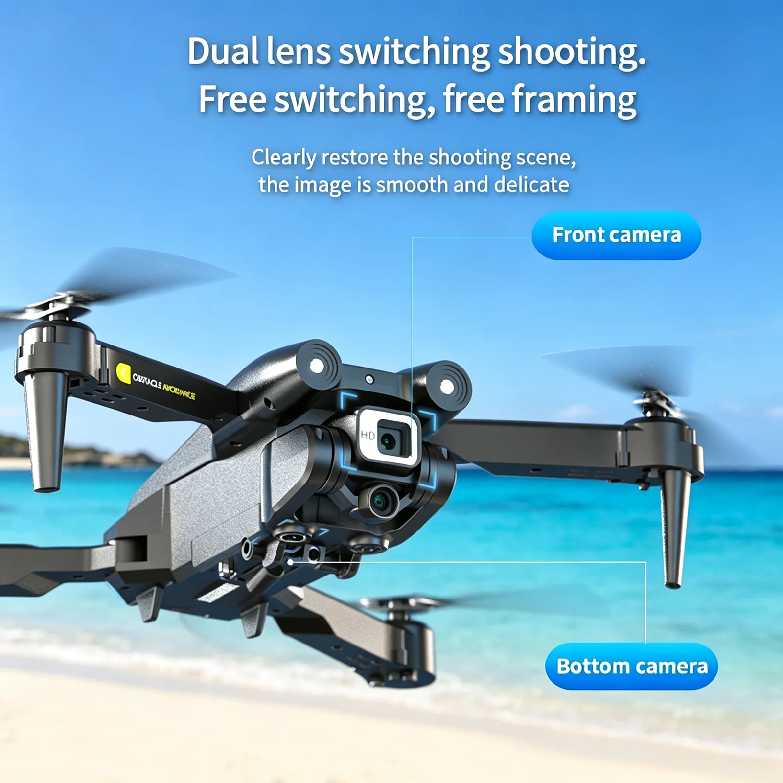 Drone RC T1 Professionnel 4K H - Kids Toys Drone avis et prix