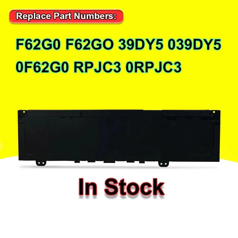 Laptop Battery For Dell Inspiron 13 7370 7373 7380 7386 Vostro 13 5370 P83G P87G F62G0 RPJC3 39DY5 11.4V 38Wh Rechargeable