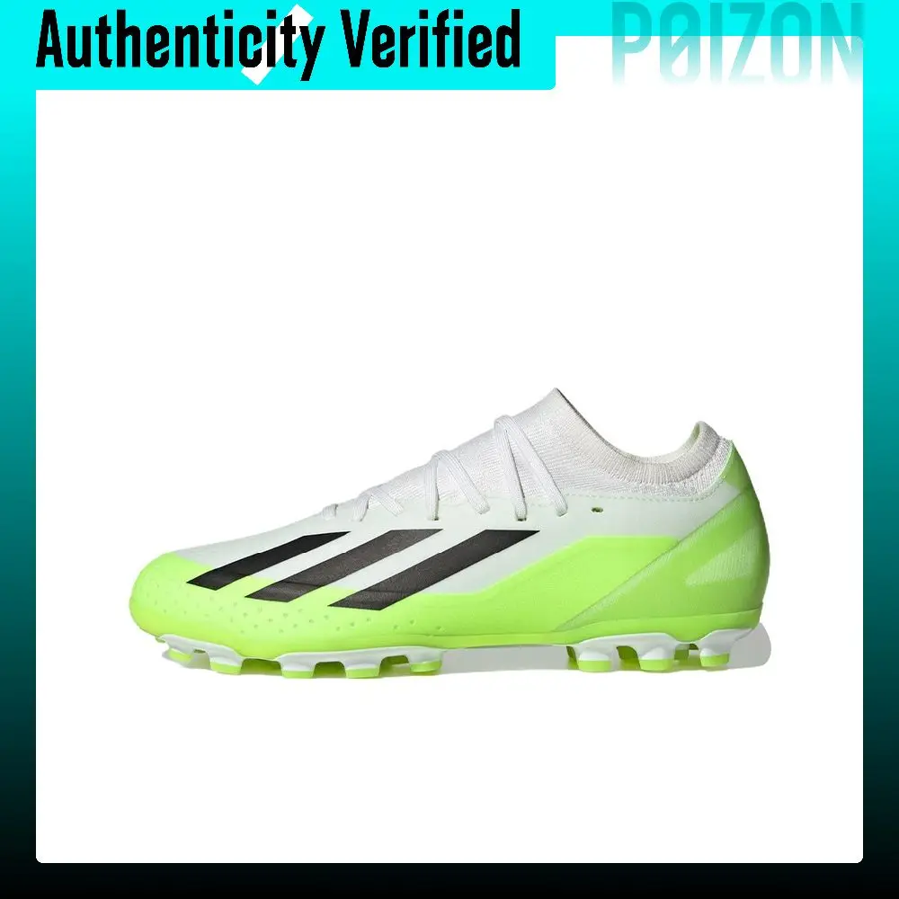 Adidas X Crazyfast.3 AG Artificial Ground Artificial Turf Slip Resistant Abrasion Resistant Soccer Shoes Unisex IG7651