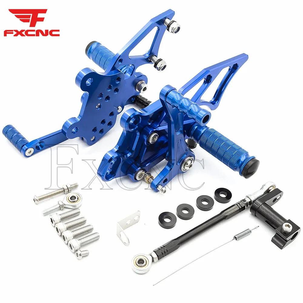 For Yamaha Yzf R3 Mt03 14-19 R25 14-18 Mt25 15-18 Cnc Aluminum Alloy Motorcycle Footrest Rearset Footpeg Pedal Foot Peg Rear Set
