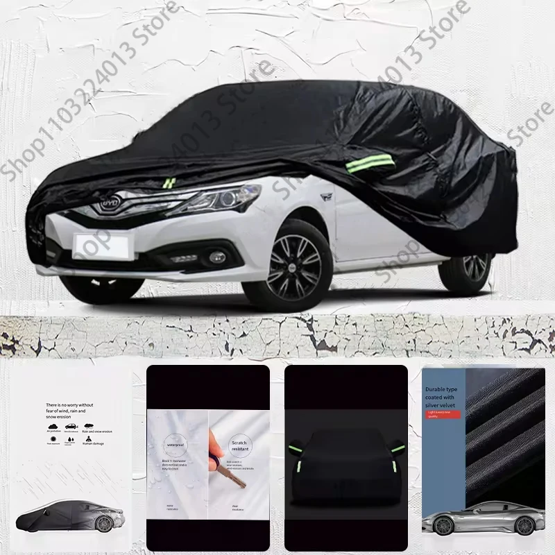 

For BYD F3 Auto Anti snow Anti dust Anti uv Anti Frost Anti peeling paint And Anti Rainwater car cover Car cover black