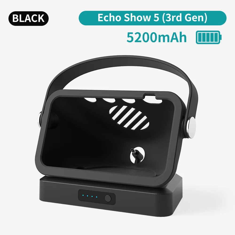 【完売】Echo Show 5(第2世代)　バッテリースタンド付き Echo Show 5用 GGMMバッテリースタンド - REVIEWZOO - スマート家電
