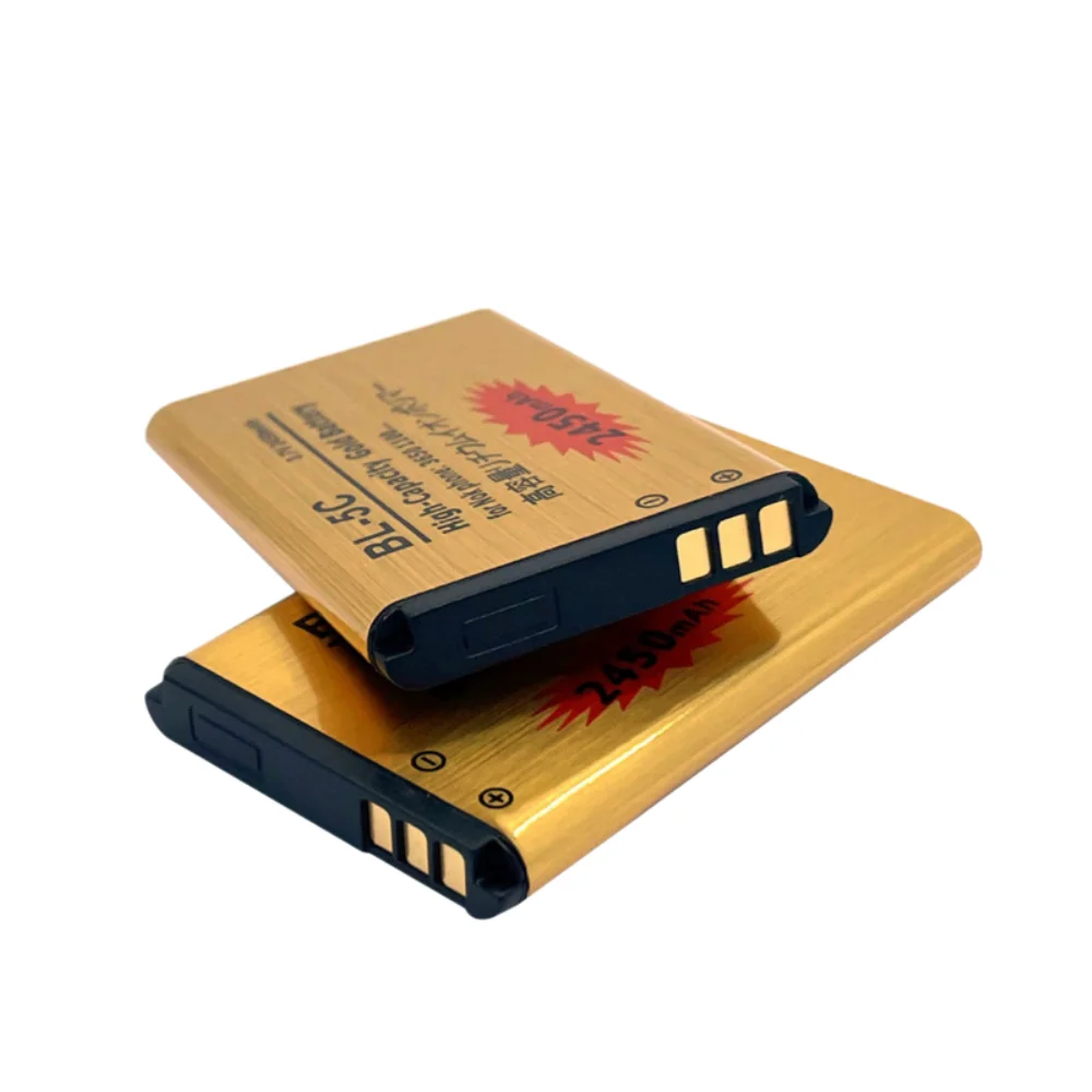 BL-5C Battery 3.7V BL 5C 2450mAh for Nokia BL5C 1600 6230 2600 1100 1110 1200 1208 2700 3100 3110 N70 Mobile Phone Batteries image 2