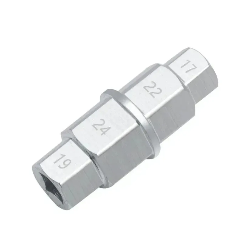 

Silver Hex Wrench Removal Tool Hex Axle Tool Hex Allen Axle Spindle Tool Motorcycle Front Axle Wheel Chrome