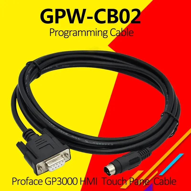 GPW-CB02 Suitable Proface GP3000 Below GP37W2 HMI Touch Screen Programming Cable GPWCB02