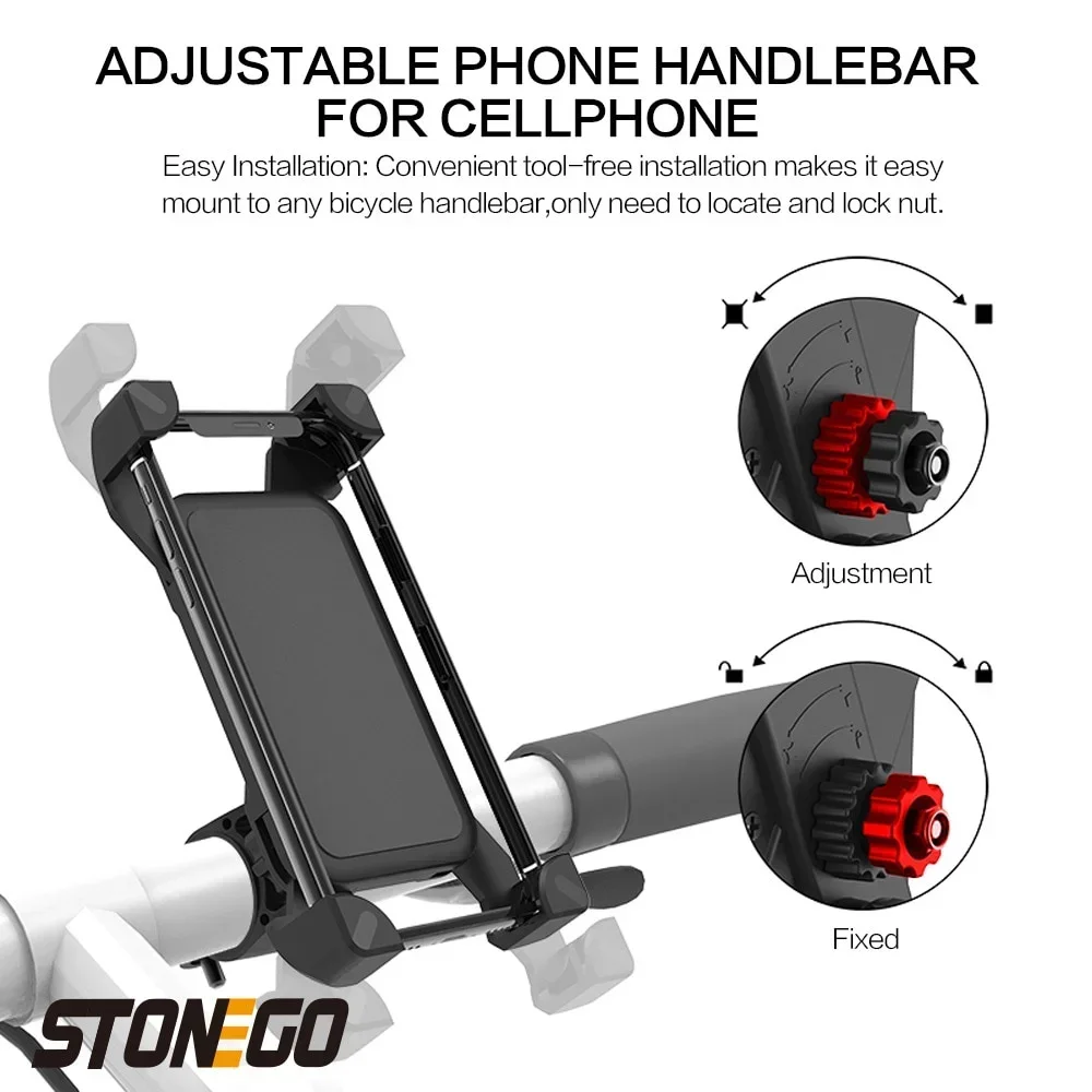 Suporte de telefone para bicicleta e motocicleta, suporte universal para celular, acessórios para entusiastas de pilotos