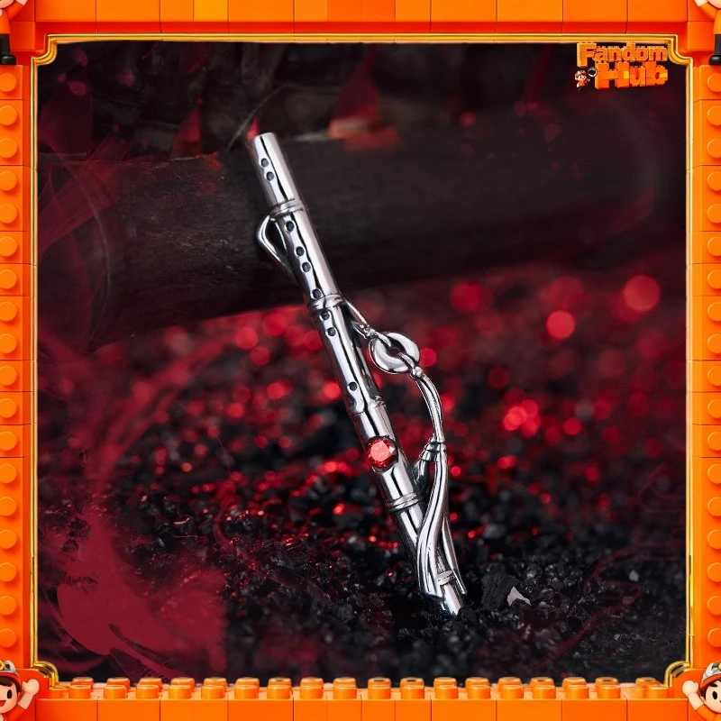 سحر أنيمي غراند ماستر أوف شيطاني - فلوت تشينتشينغ وتاليسمان النمر يين سلسلة مفاتيح ملحقة MDZS