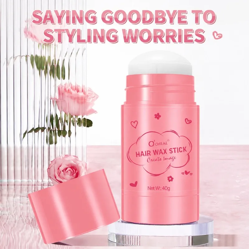 Hair Shaping Wax Stick Solid Tamer Cream Secure Strands Persistent Hold Unruly Flyaway Finishing Bar Salon Household Hair