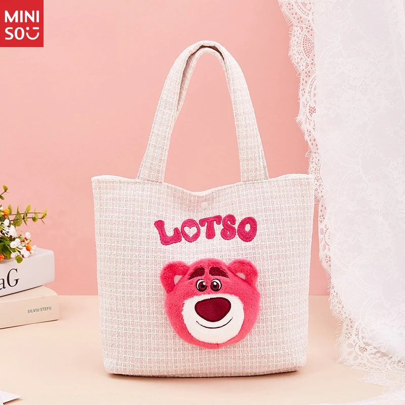 Disney Plush Tote Bag for Women, Cute Large Shoulder Bag with Character Figure