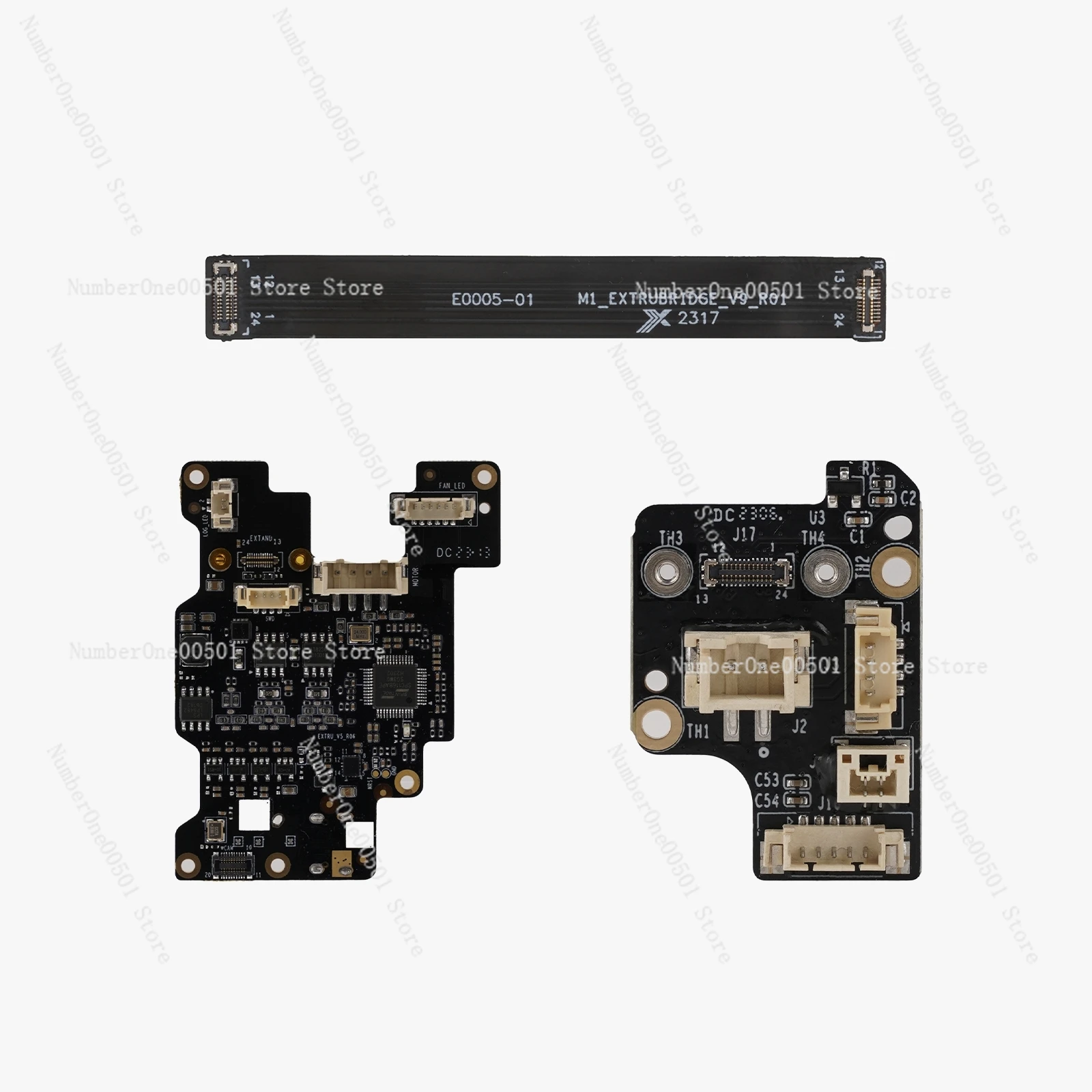 Suitable for Tuozhu 3D printer accessories X1 series extrusion board assembly V9 (double red light)