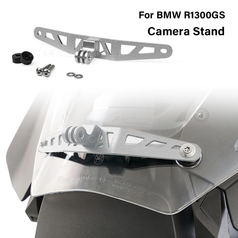 For GoPro Camera Bracket For BMW GS 1300 R 1300GS R1300 GS 2023 - Motorcycle Windscreen Recorder Stand Stable Rack