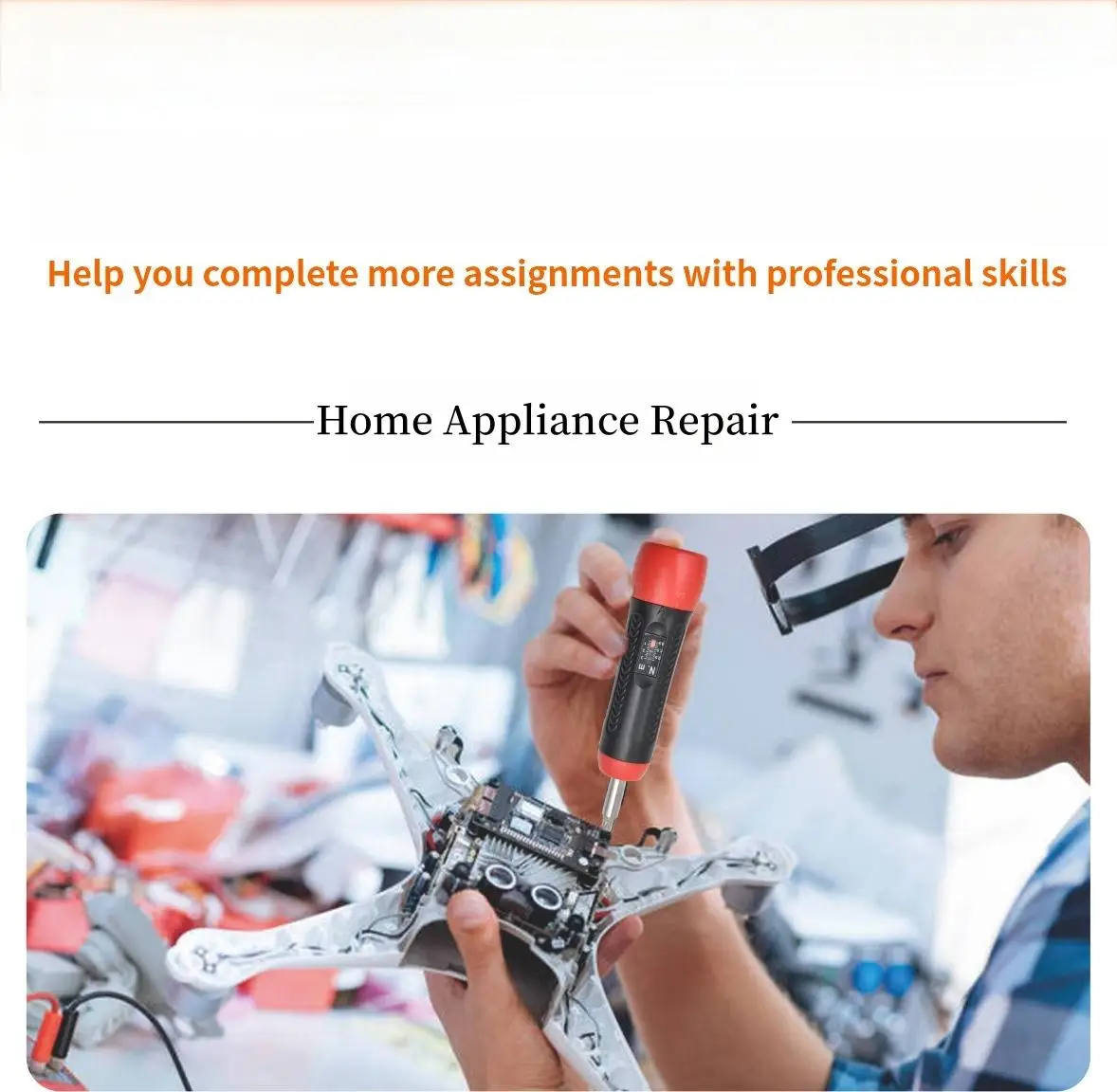ALIYIQI Portable Preset Torque Screwdriver 1/4'' Drive PrecisionAdjustableTorque WrenchTools Home Appliance Repair