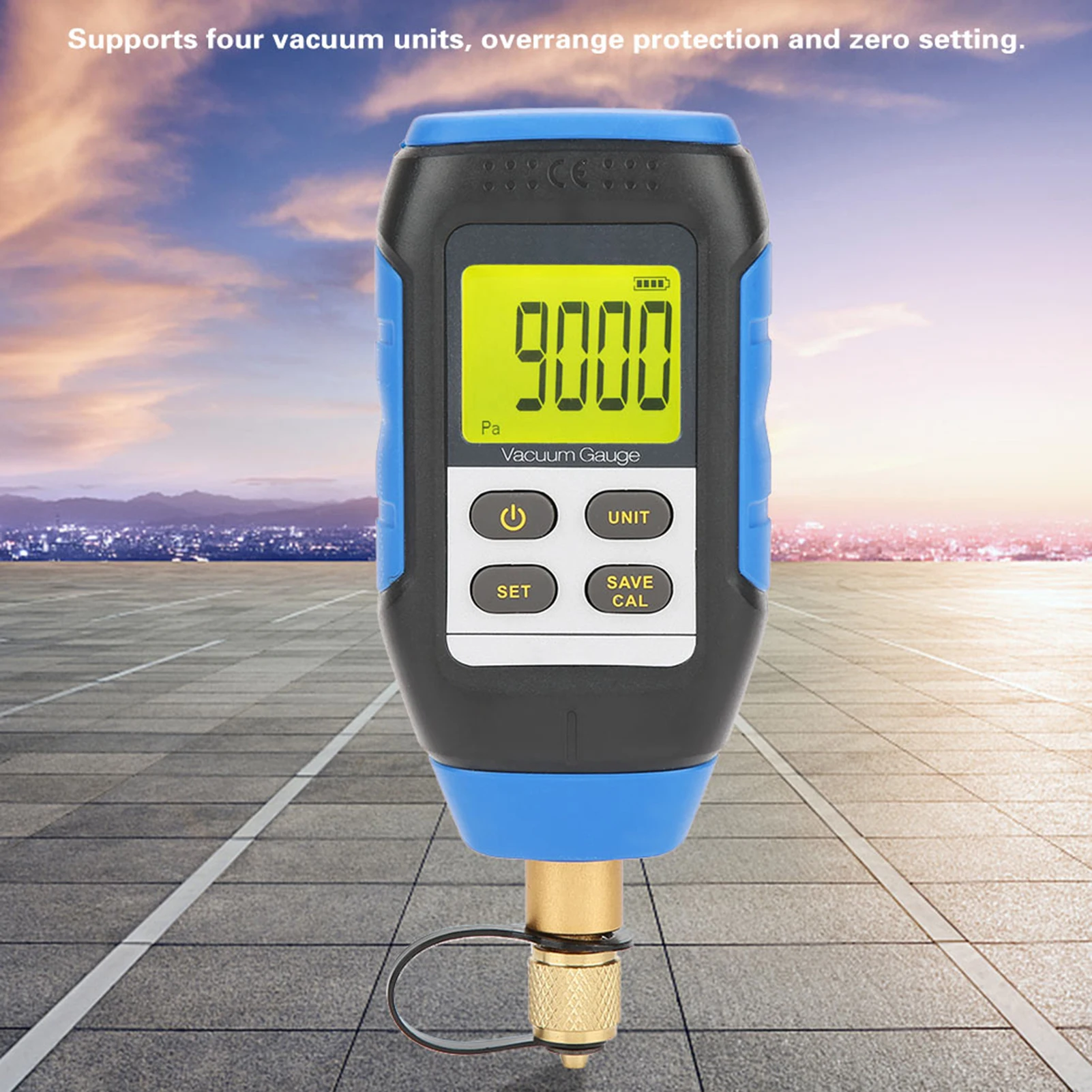 VMV-1 Digital Vacuum Gauge Digital Vacuum Gauge VMV-1 High Precision Digital Vacuum Gauge for Atmospheric Environment 0-50°C