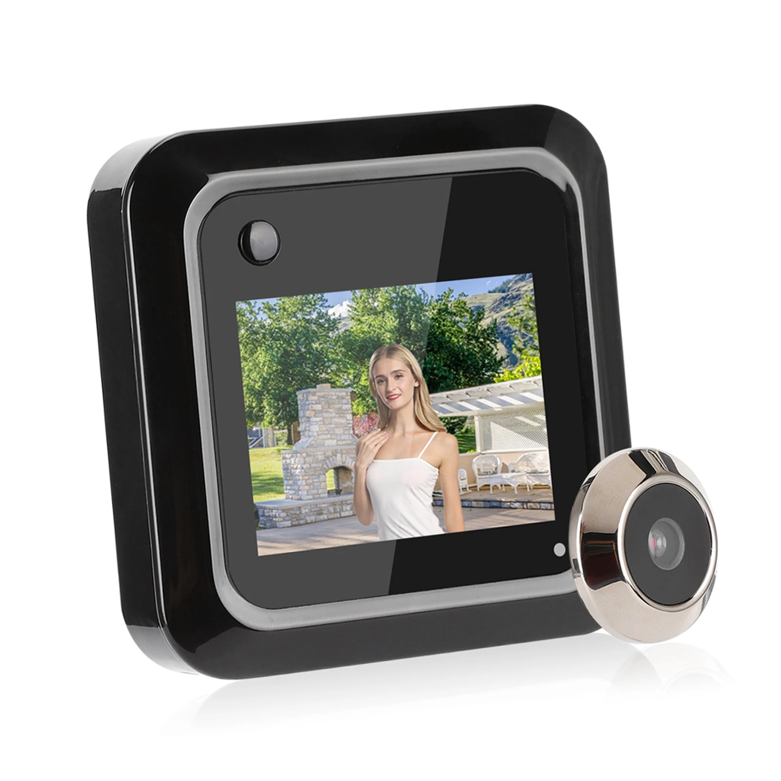 Türspion Home Security System 2,4 Zoll Smart Door Viewer TFT LCD Display 0,3 MP 95 °   Fotoaufzeichnung mit Weitwinkelkamera