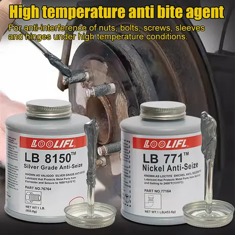 Loctite LB-771 LB-8150 Nickel-Based Anti-Seize Grease for Metal Lathe Work High Temperature Corrosion Resistant Wheel