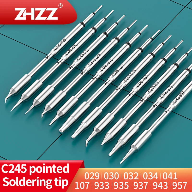 New C245 series soldering tip C245-029 030 032 034 041 107 933 935 937 943 957 Compatible with JBC soldering iron T245 handle