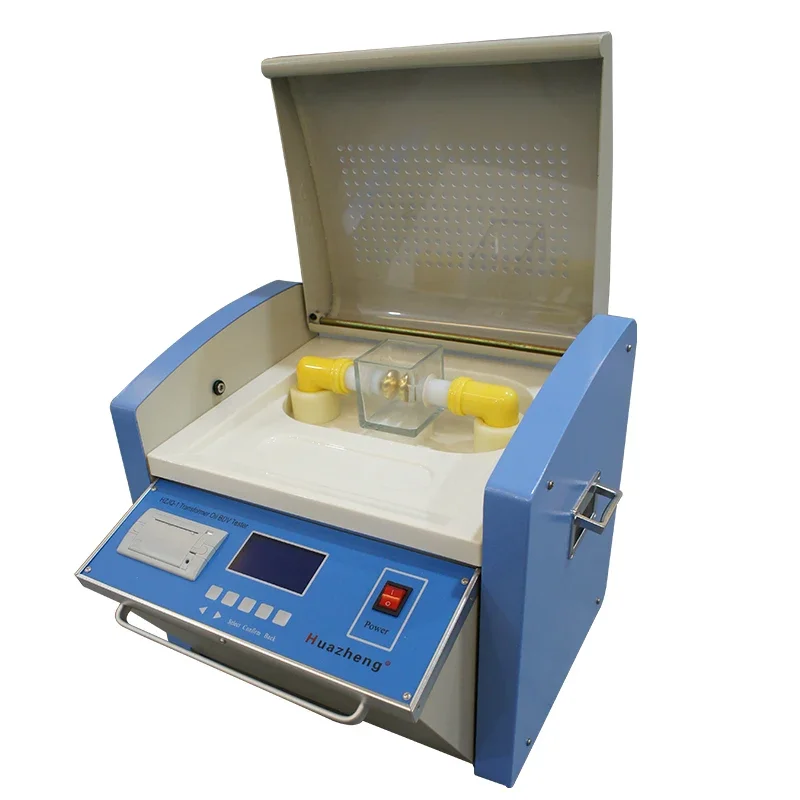 Manufacturer Automatic transformer oil bdv test equipment insulation oil dielectric strength tester 80 kV