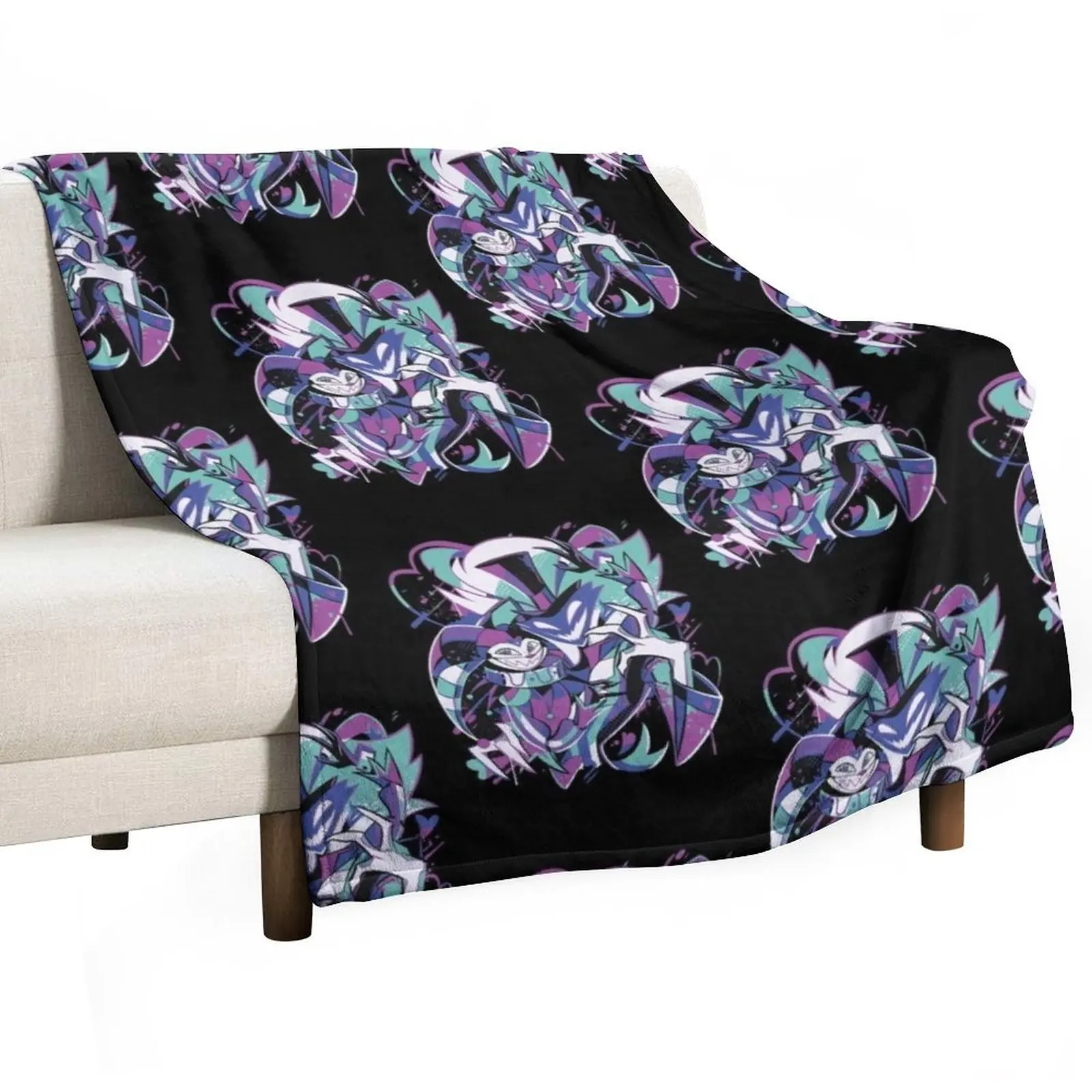 Fizzarolli Fizzamodeous Summer Splatter Throw Blanket Designers Beach Custom Kid'S Decorative Beds Warm Blankets