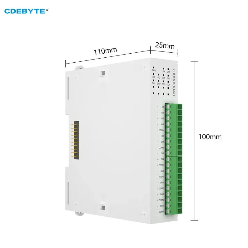 Imagem -02 - Módulo Análogo da Aquisição do Interruptor 16do Rs485 Cdebyte Gxxax00a0 Rs485 Modbus io Remoto Rápido Pnp Npn Modbus