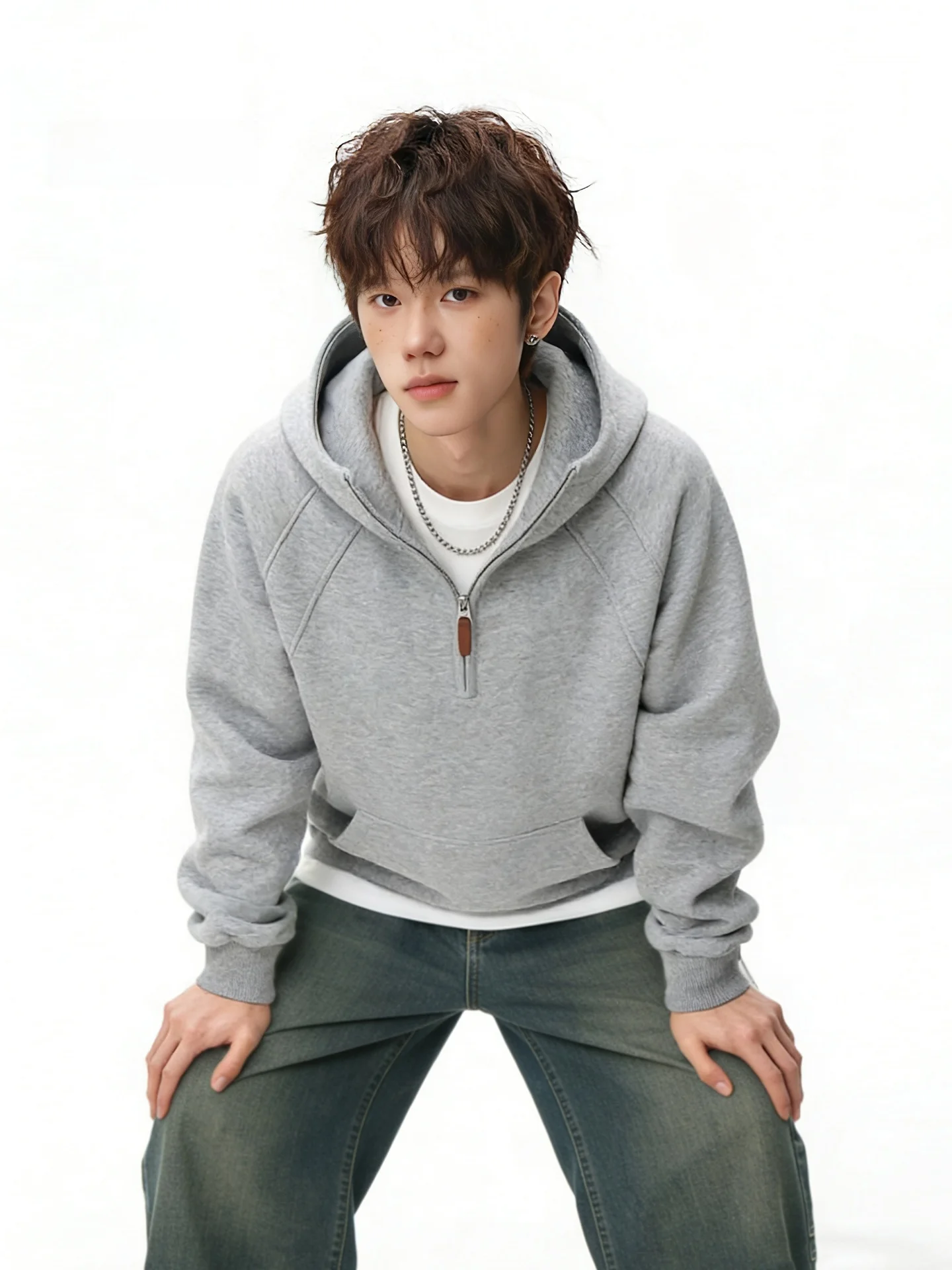 

Мужская толстовка с капюшоном на молнии, на флисовой подкладке, утепленная, в стиле ретро, с изображением китайского зодиака, винно-красная, повседневная, удобная, с длинными рукавами