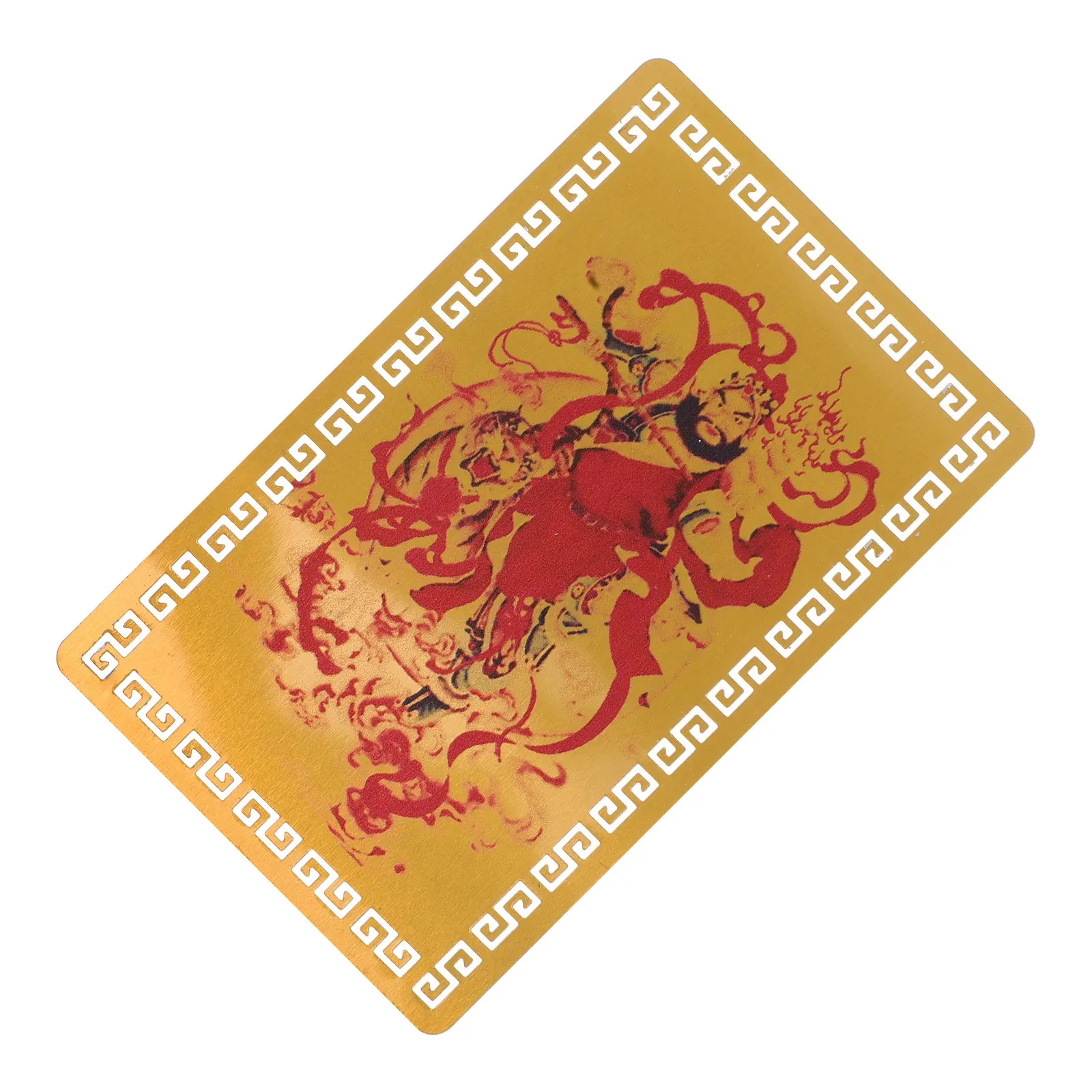 

2025 Year Of The Snake Card Plaque Chinese Feng Shui Amulet Wealth God Pendant Blessings Decoration Lucky Charm For