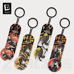 Sunsyea Zenless Zone Zero Official Merch miHoYo Original LD Fingertip Skateboard Keychain Badge Belobog Heavy Industries