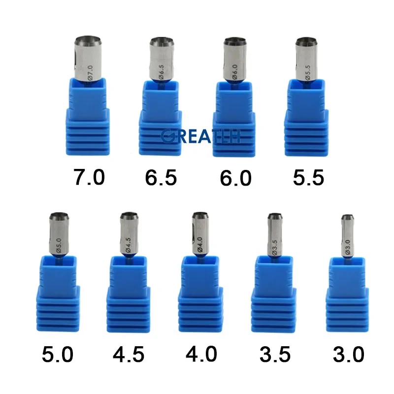 1pc/1set Dental Implant Tissue Punch Gingival Ring Cutter Low Speed Handpiece Dentistry Surgical Instrument Stainless Steel