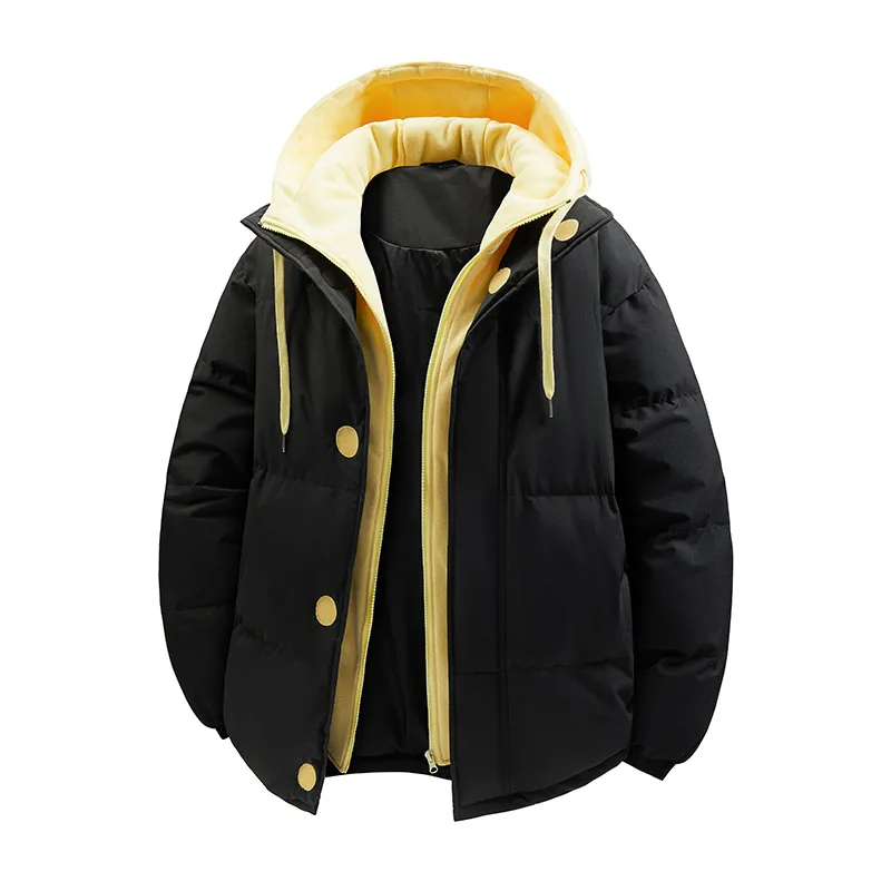 

Модные теплые парки с капюшоном для мужчин, зимняя удобная утепленная верхняя одежда, повседневная универсальная ветрозащитная мужская одежда, несколько цветов