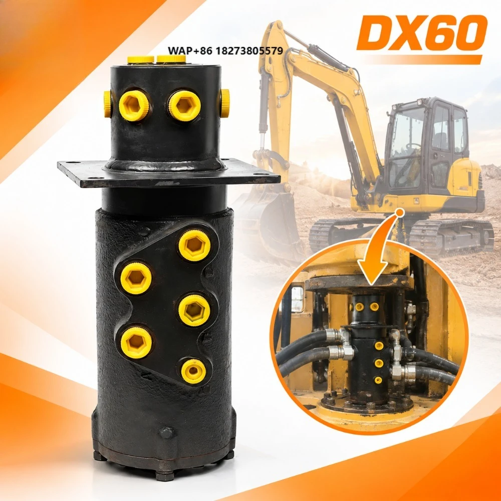 DX60 Excavator Rotary Center Joint Swivel Joint Center Joint Replacement Construction Machinery Parts