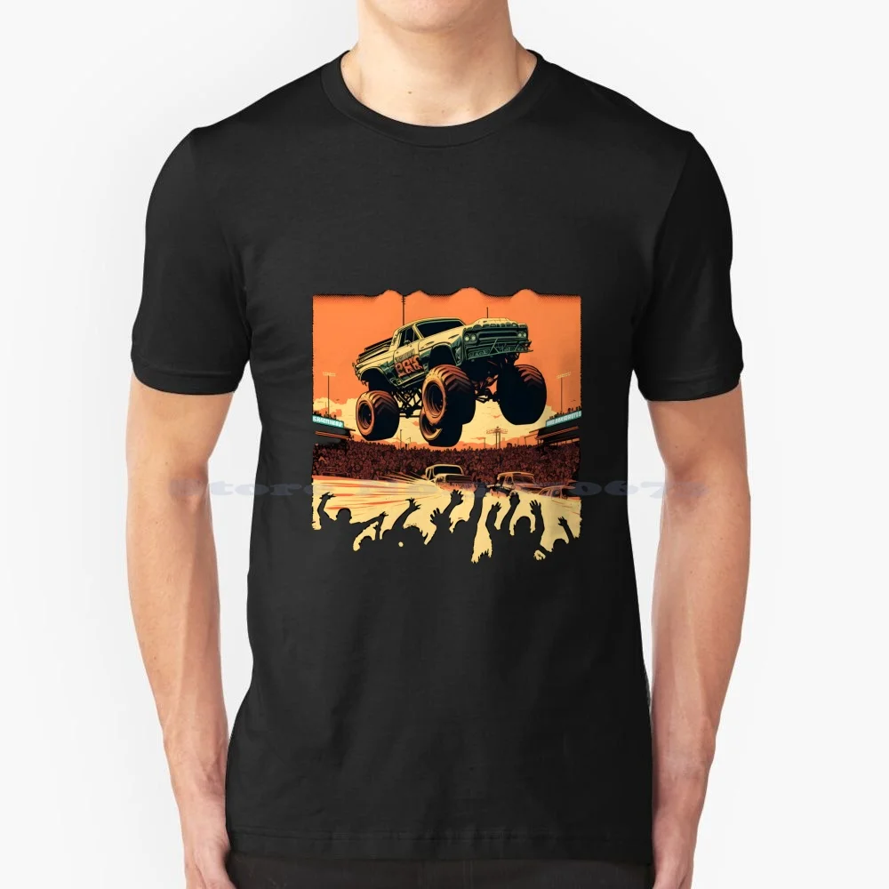 King Of The Road : The Pickup Truck Champion T Shirt 100% Cotton Tee Born To Haul Destined To Win Four Wheels Reliable And