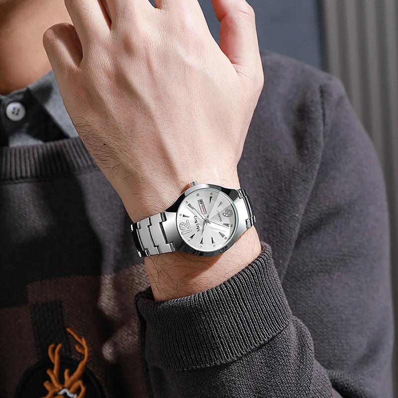 New Fashion Top Famous Luxury Watch For Man Business Stainless Steel Casual Quartz Watches For Gifts Men Date Clock Reloj Hombre