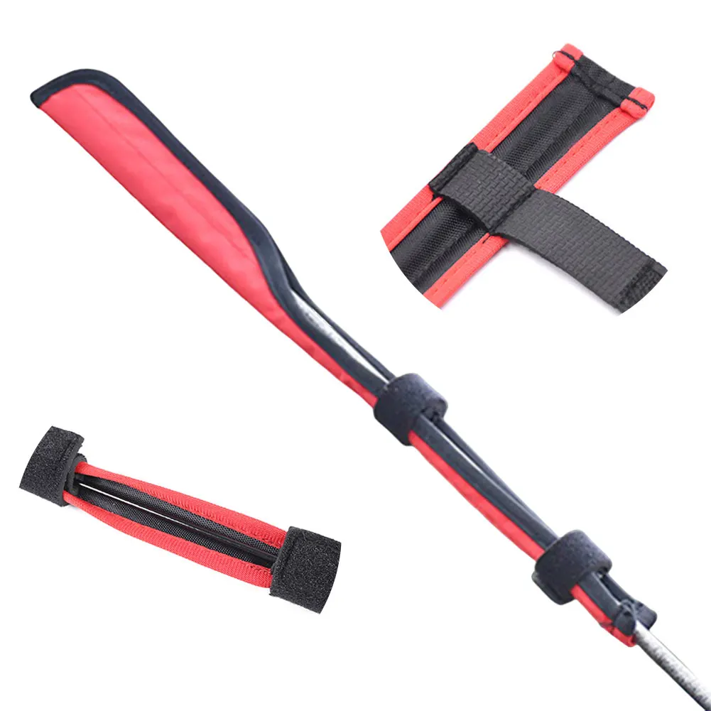 Portable Foldable Fishing Rod Tip Protective Cover Fishing Rod Tip Cover Tackle Tubes Rod Tip Case Protector for Fishing Rod