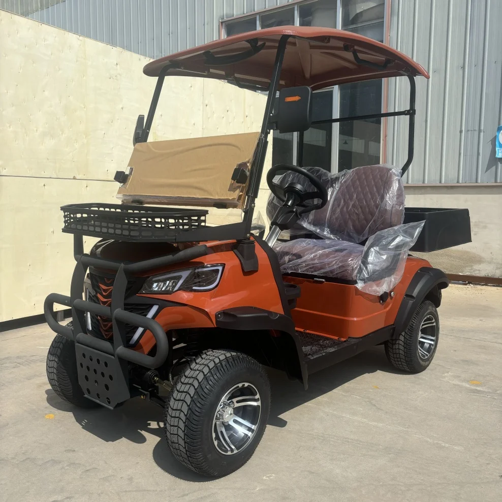 

4-колесная тележка для гольфа, охотничья багги с литиевой батареей, 4 + 2-местная электрическая тележка для гольфа с подъемом