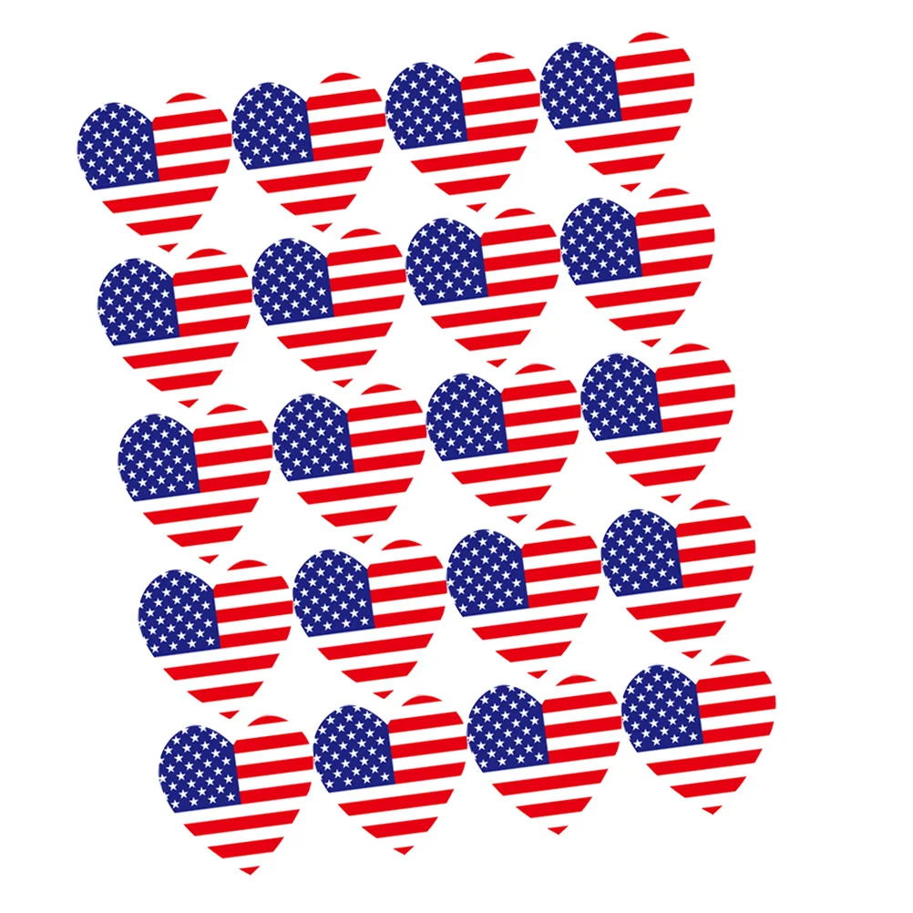 

500Pcs Self-Adhesive Independence Day Sealing Labels for Candy Bags Gift Boxes DIY Packing Decoration Sealing Sticker