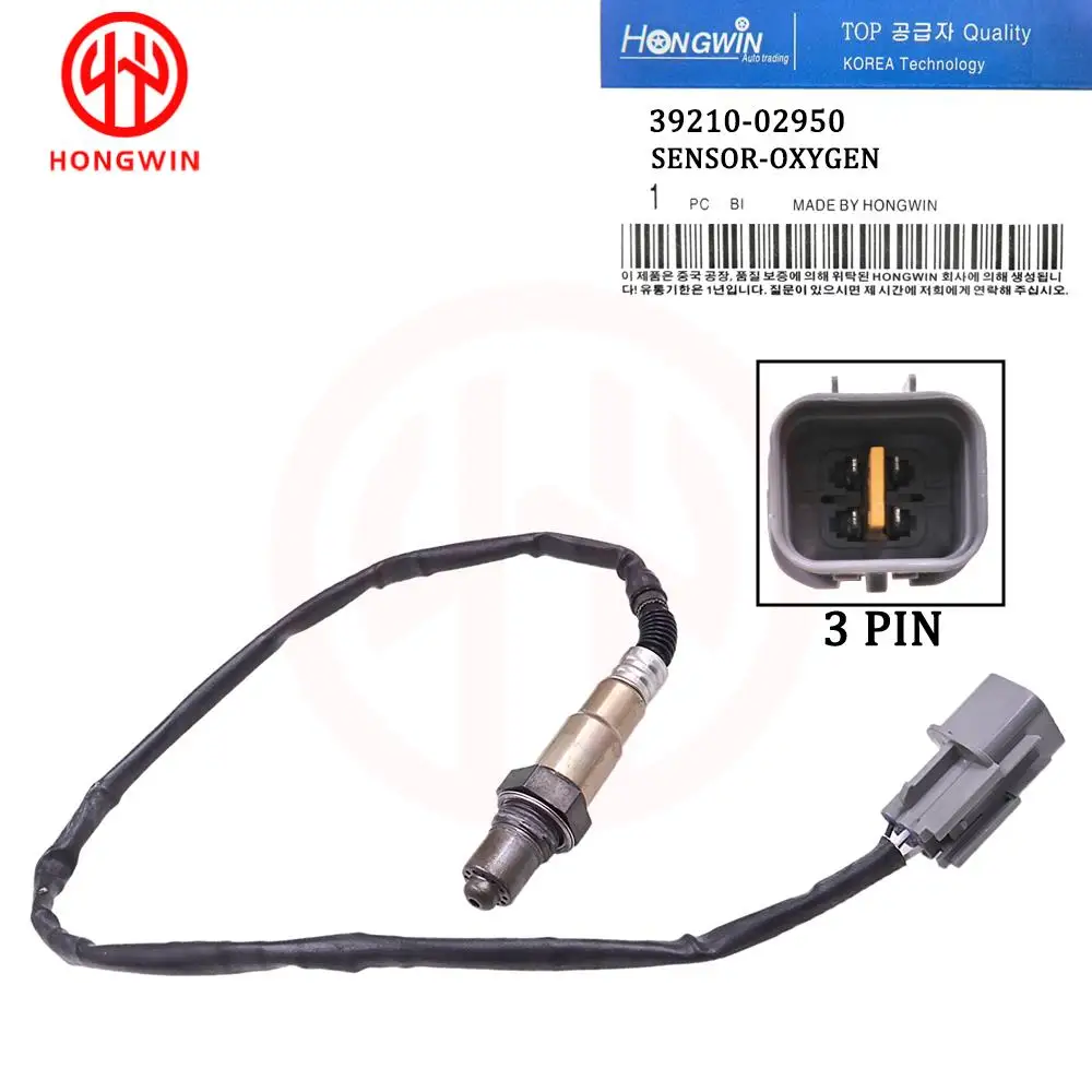 Neuer Vorgeschäumiger Lambda-Sensor Sauerstoff-O2-Sensor OEM 39210-02950 Für KIA Soul 1.6 PICANTO K3 Hyundai ATOS I10 GETZ 250-24779 DOX-2062