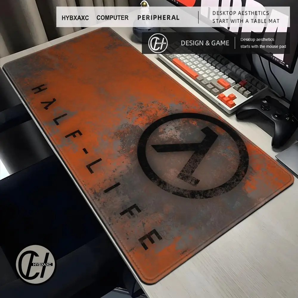 

Коврик для мыши HD Printing Game H-Half Life XXL из натурального каучука для геймеров, игровой коврик для стола, размер для игр World of Tanks, CS GO