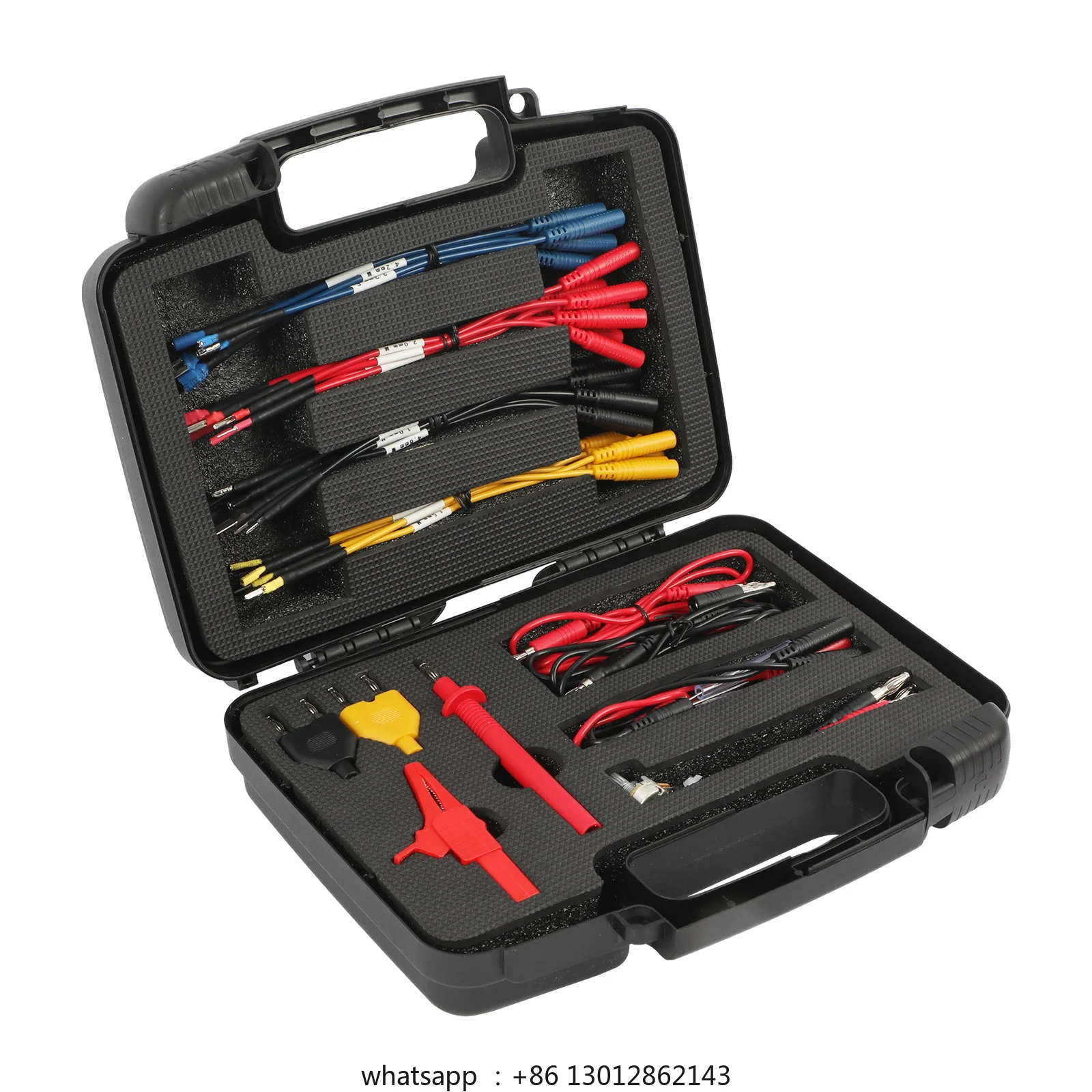

48PCS test lead kit banana plug test hook cable replaceable multimeter probe test line probe crocodile clip