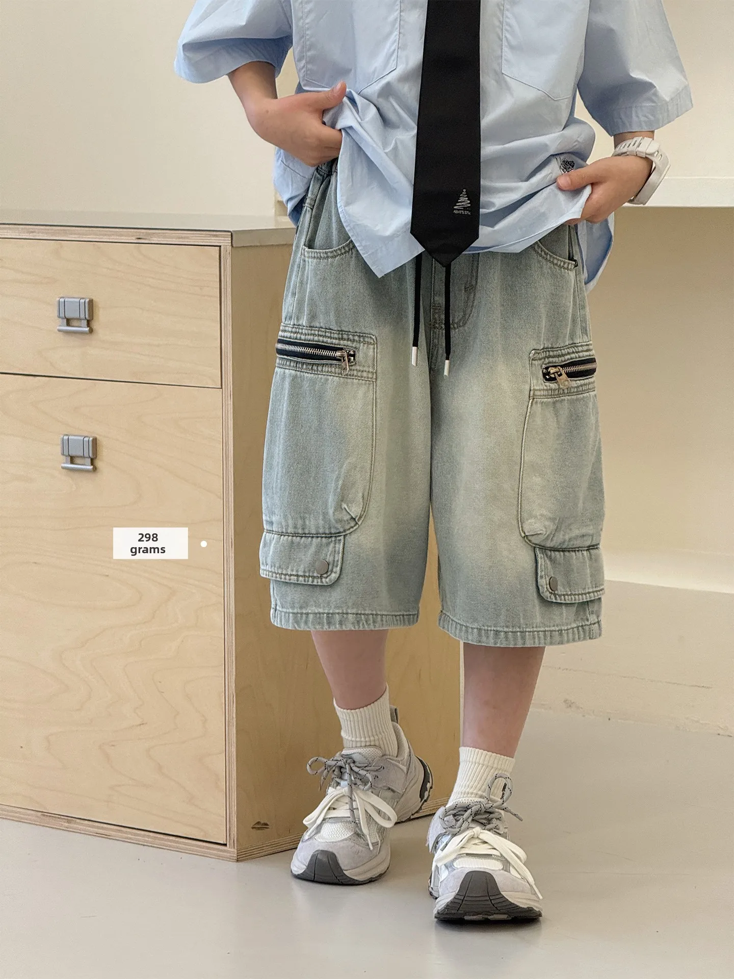 shorts-en-jean-decontractes-pour-garcons-coupe-ample-style-workwear-longueur-cinq-quarts-en-coton-mode-estivale-pantalon-pour-enfants-jambe-droite-taille-mi-haute