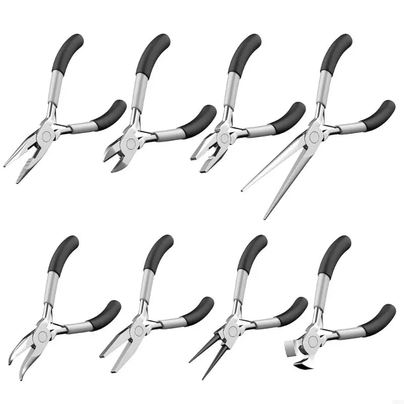 

N0HE Professional Beading Pliers Assortment Jewelry Crafting Plier Supply for Crafts