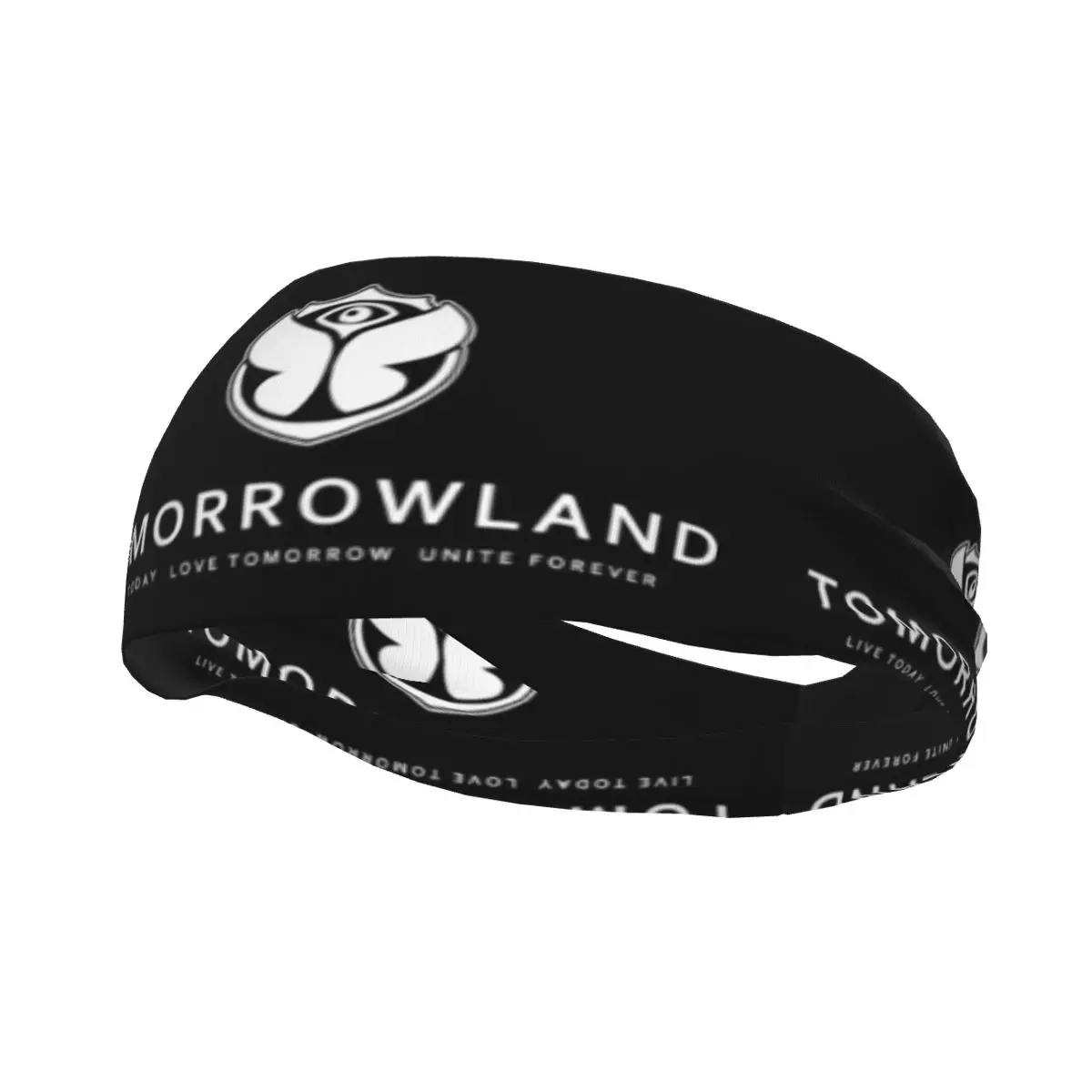 Custom Tomorrowland Sport Headbands for Men Elastic Moisture Wicking Belgian Electronic Dance Music Festival Exercise Sweatbands