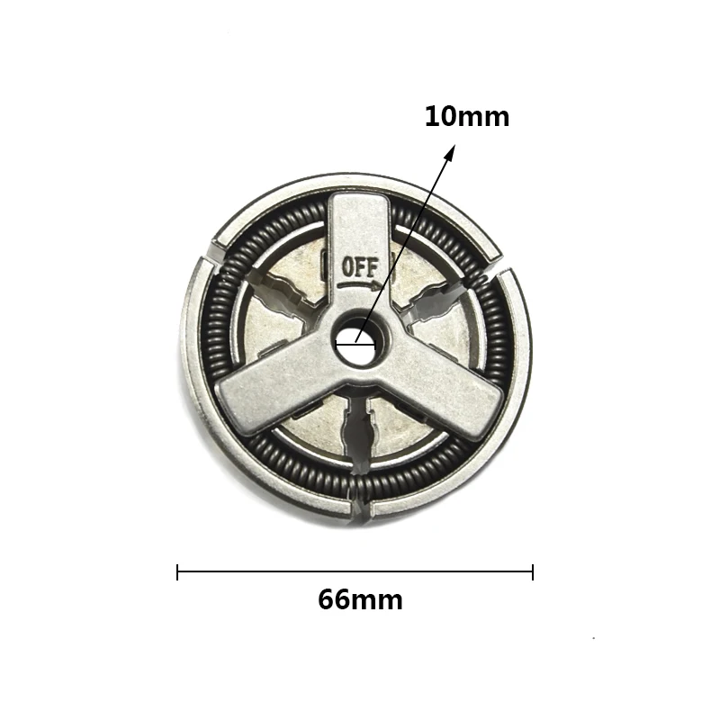 XCAN Chainsaw Clutch Drum Kit For 4500 5200 5800 Chainsaw Clutch 66x10mm Chainsaw Parts