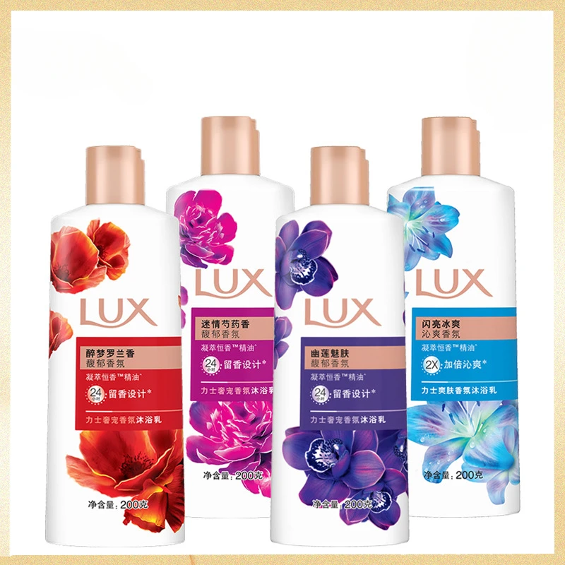 Lux Shower Gel Lotus Charming Skin idratante pulizia profonda rimuovi olio in eccesso e grasso cura della pelle profumata a lunga durata