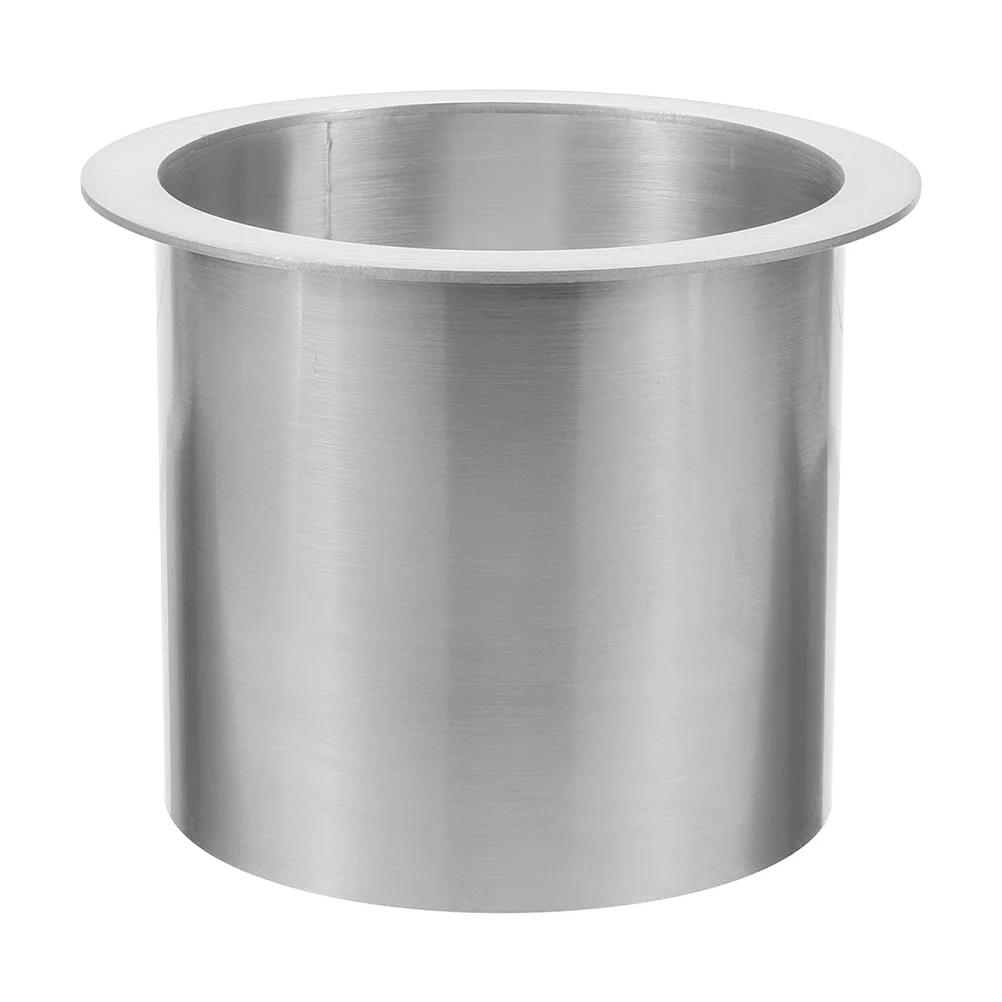 

Trash Can Bin Lid Cover Recessed with Round Countertop Flush 304 Stainless Steel Garbage