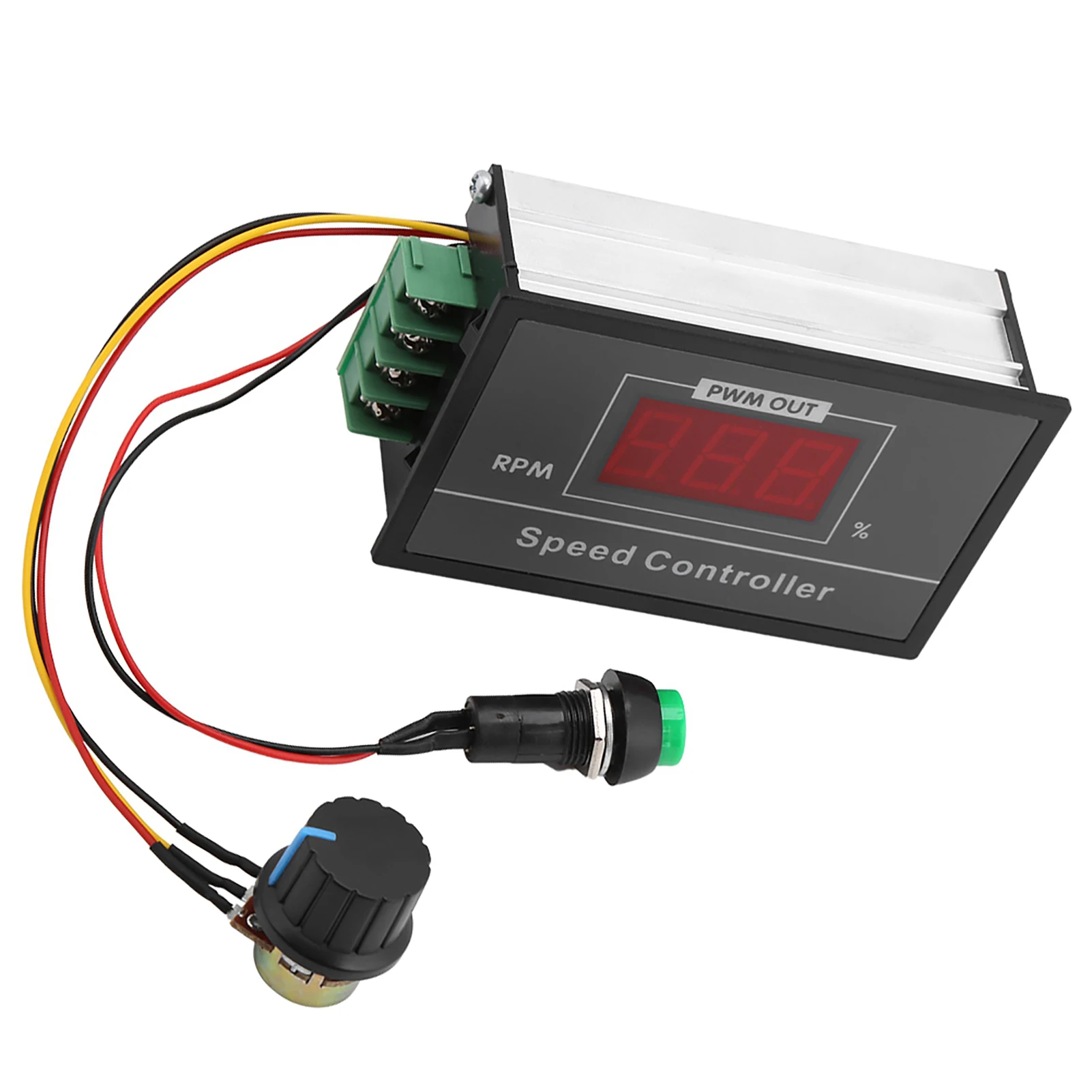 

6‑60V 12V 24V 36V 48V 30A PWM Motor Speed Controller Start Stop Adjustable Motor Controller