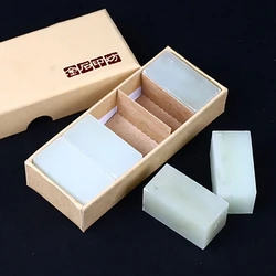 DIY Handcrafts Chinese Seal Carving Blank Sealing Stamp Chapter Natural Guang xi dong Stone for Crafts Scrapbooking Supplies